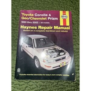 Haynes Repair Manual for Geo Prizm ,Toyota Corolla 1993-2002